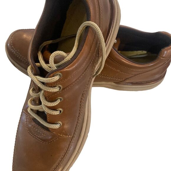 Rockport World Tour Classic Men\'s Brown Leather Size 14 Narrow Shoes # CH3940 main image 6